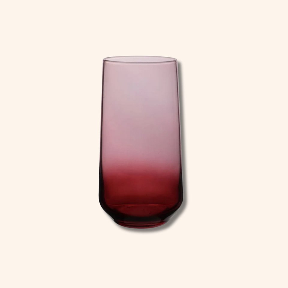 Vase / cocktail glass - rød