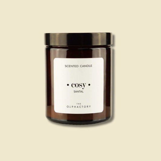 Scented candle - Cozy, Santal (135g)