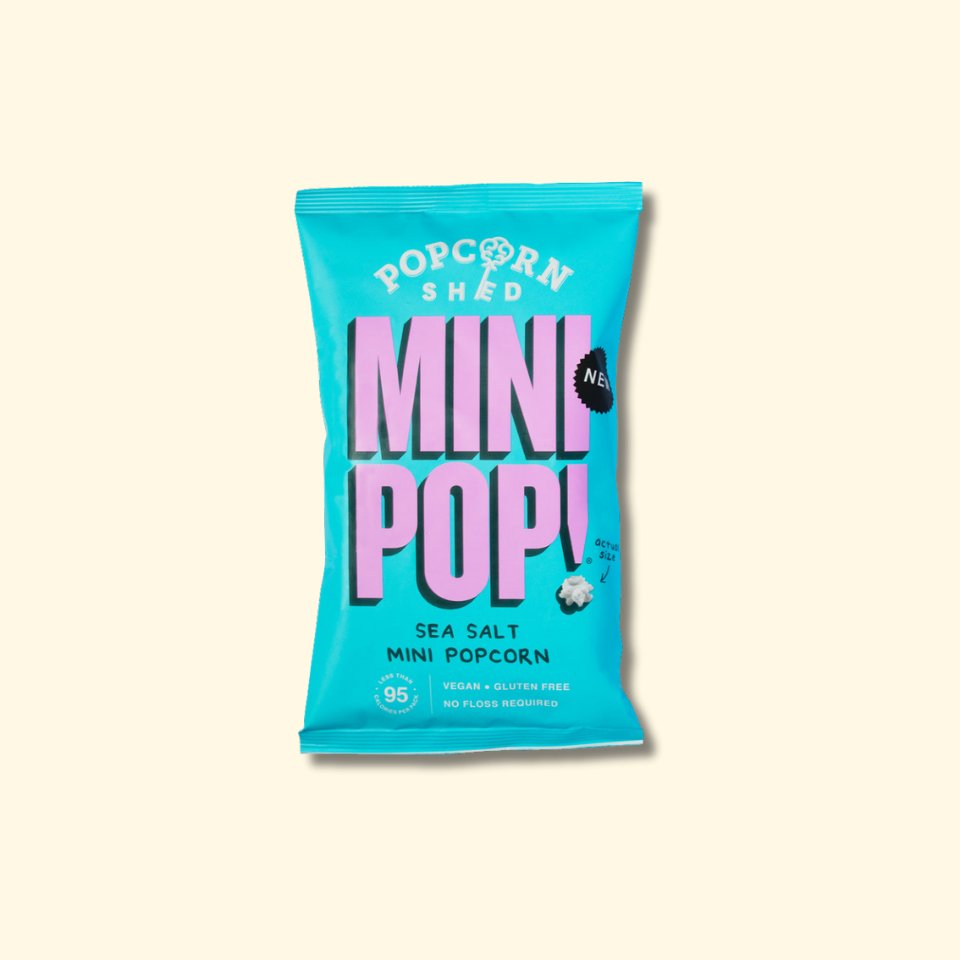 Popcornskjul - Mini Pop havssalt (veganskt)