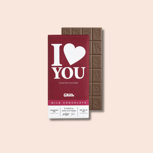 GNAW chocolate bar - I LOVE U