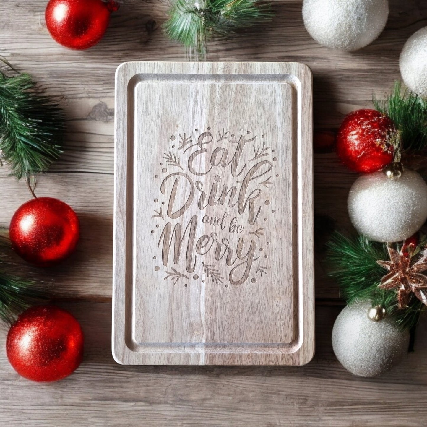 Cutting board as a Christmas gift - Festive motif