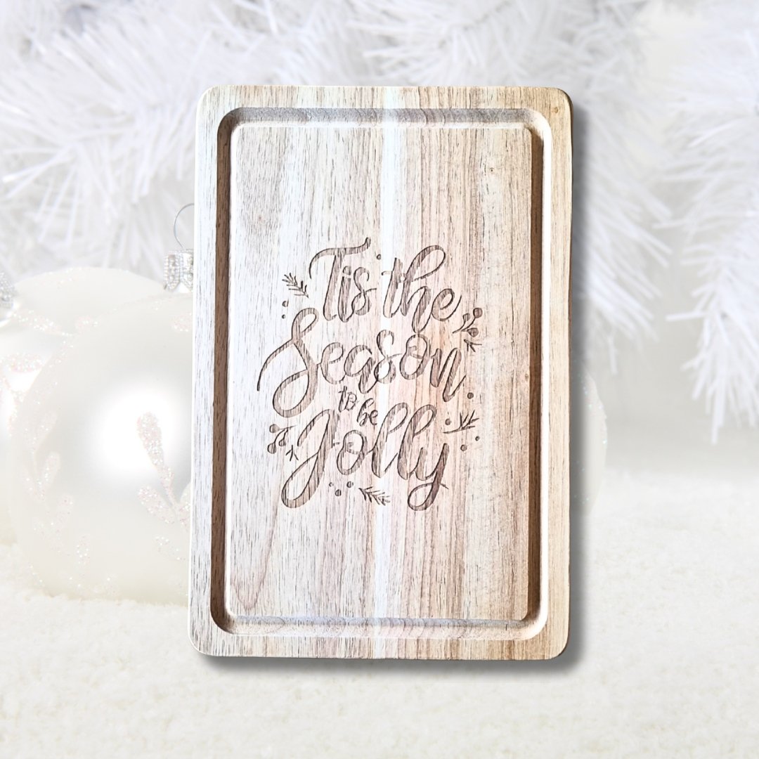 Cutting board as a Christmas gift - Festive motif