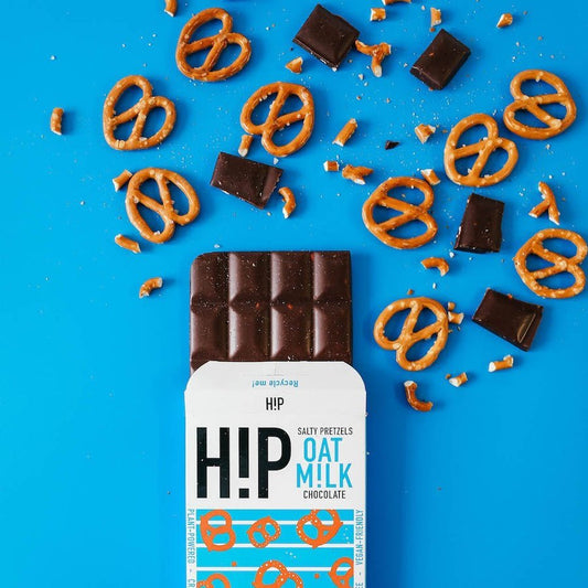 HIP vegan chocolate bar (salty pretzel)